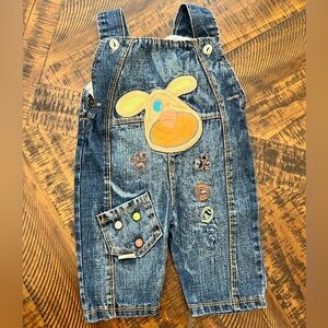 Vintage puppy overalls size 6 months